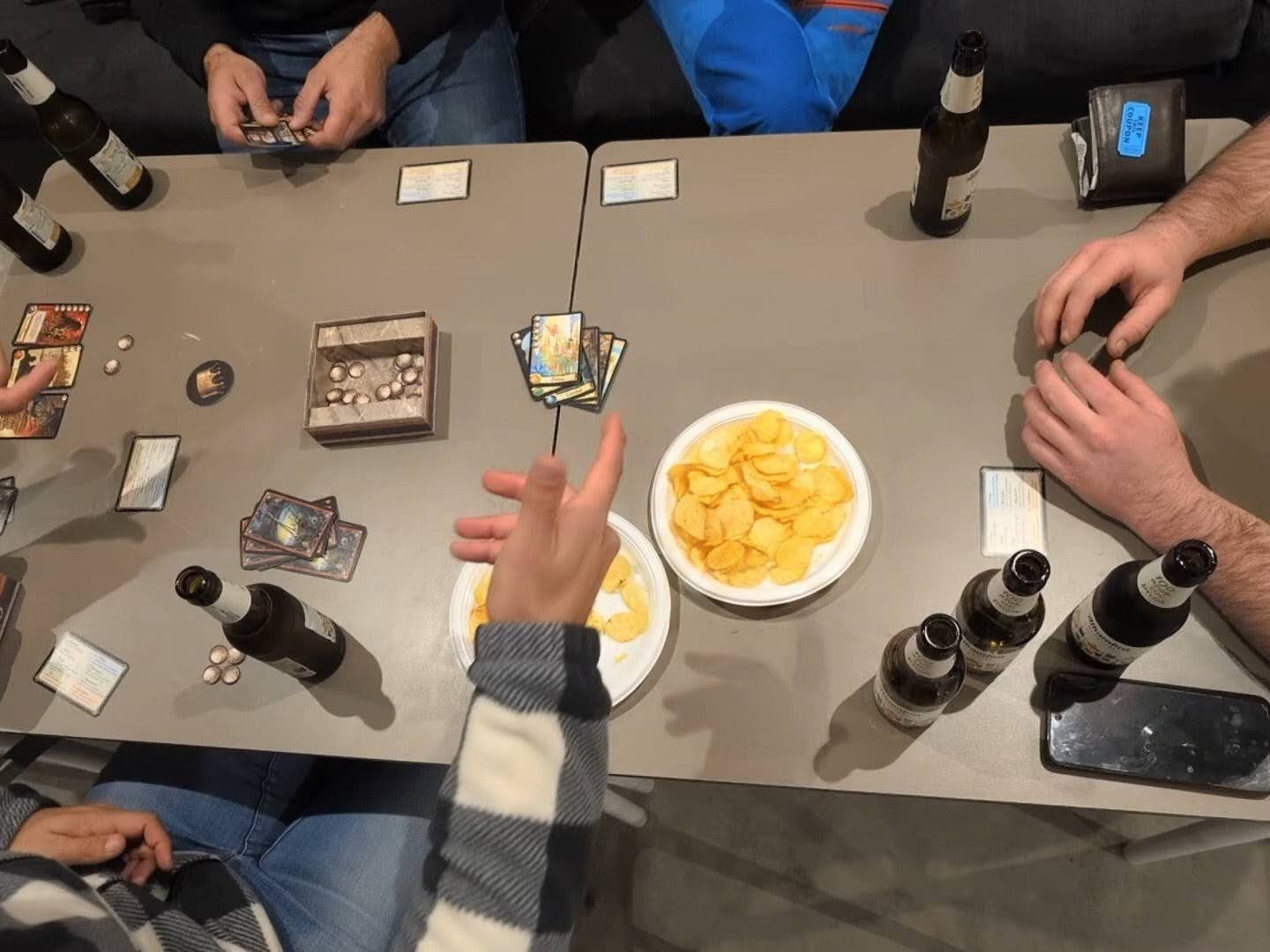 Amigos tras escalar